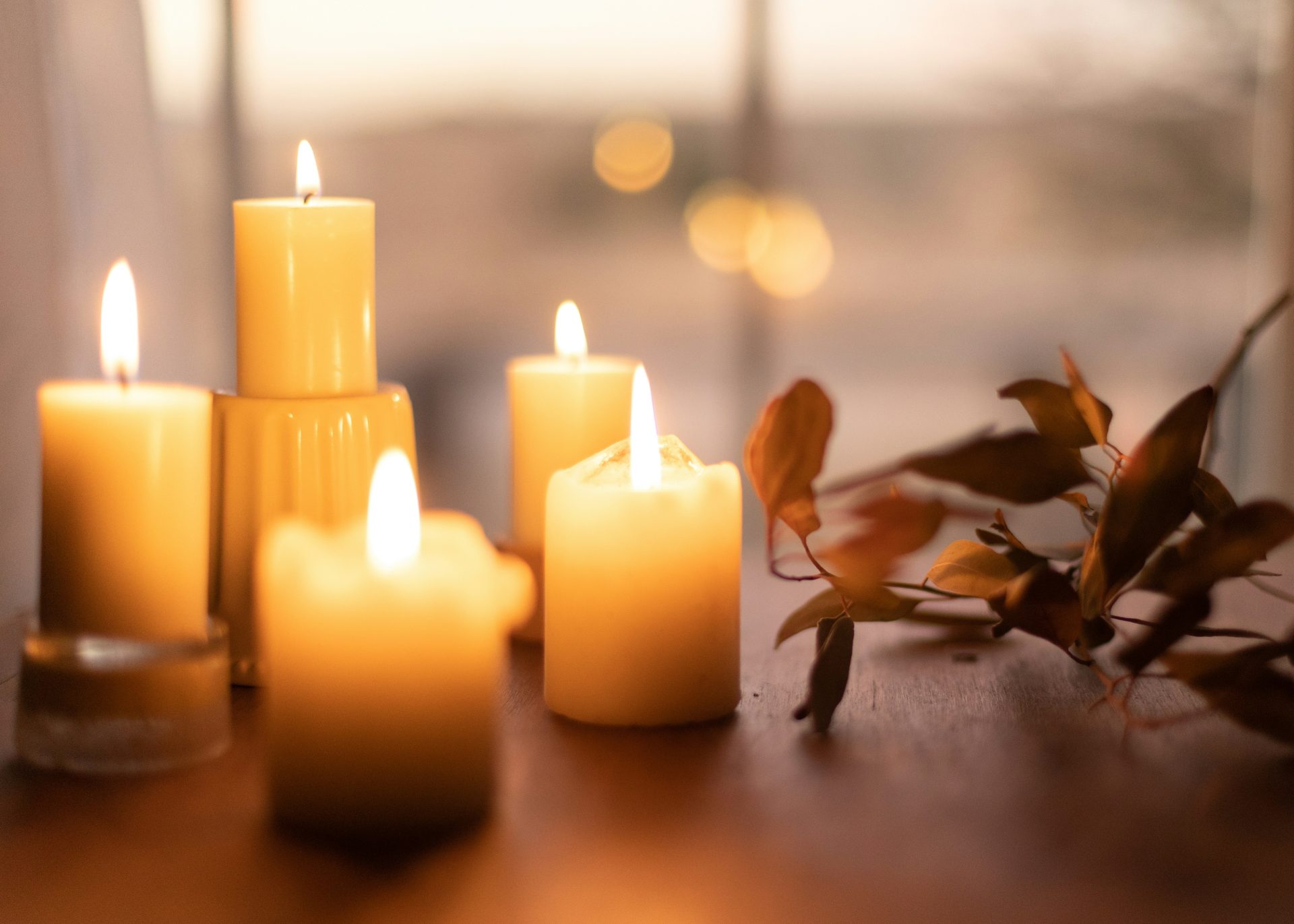 Velas encendidas